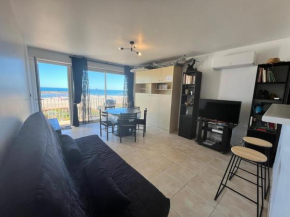 Appartement sur le sable vue mer à Valras-Plage.